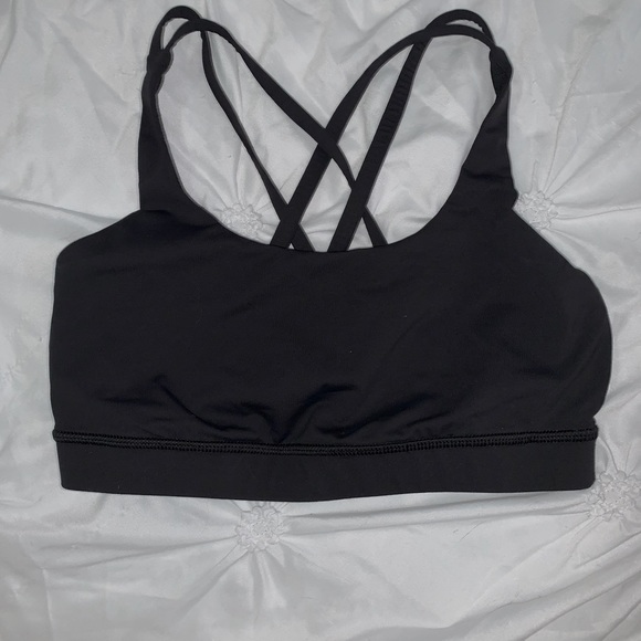 Black lululemon bra top - Picture 2 of 2